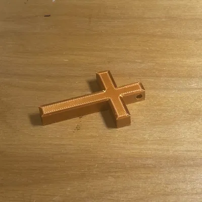 Mặt dây chuyền thánh giá Kitô giáo đơn giản