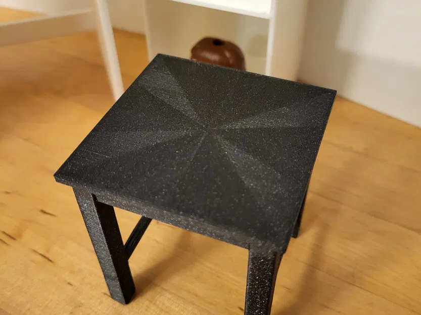 Bàn văn phòng và ghế đẩu cho búp bê tỉ lệ 1/6 - Image 3