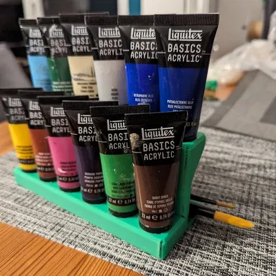 Giá đỡ sơn cho chai Liquitex 22ml với không gian thêm