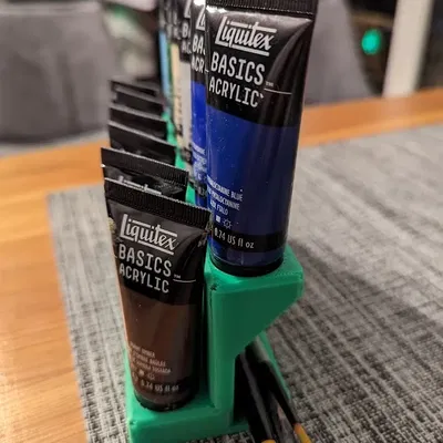 Giá đỡ sơn cho chai Liquitex 22ml với không gian thêm