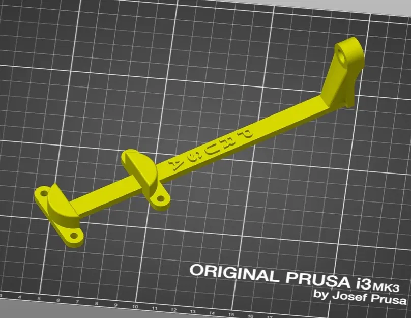 Kẹp hướng dẫn cần câu filament cho máy in Prusa i3 MK3 - Image 1