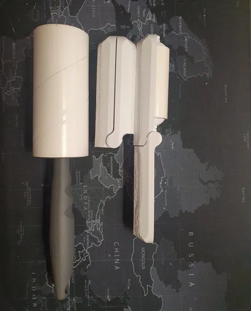 Giá đỡ cuộn lông mini di động tiện lợi - Image 5