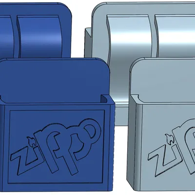 Giá đỡ bật lửa Zippo với kẹp và trang trí độc đáo