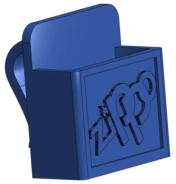 Giá đỡ bật lửa Zippo với kẹp và trang trí độc đáo - Image 2