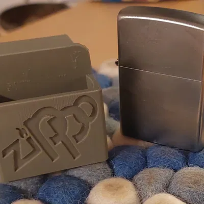 Giá đỡ bật lửa Zippo với kẹp và trang trí độc đáo