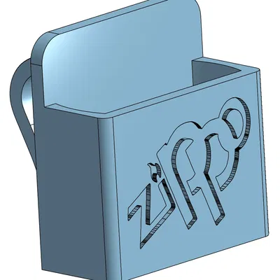 Giá đỡ bật lửa Zippo với kẹp và trang trí độc đáo