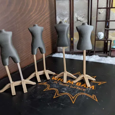 Mô hình đỡ trang phục tiêu chuẩn và quần cho búp bê tỉ lệ ...