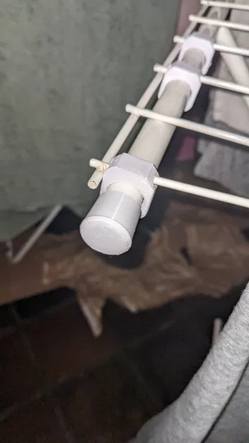 Phụ kiện giá phơi đồ cũ: nắp cuối và trượt - Image 1