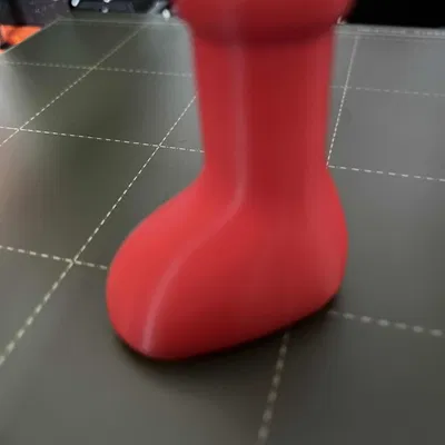 Móc khóa giày ủng đỏ mini BRB