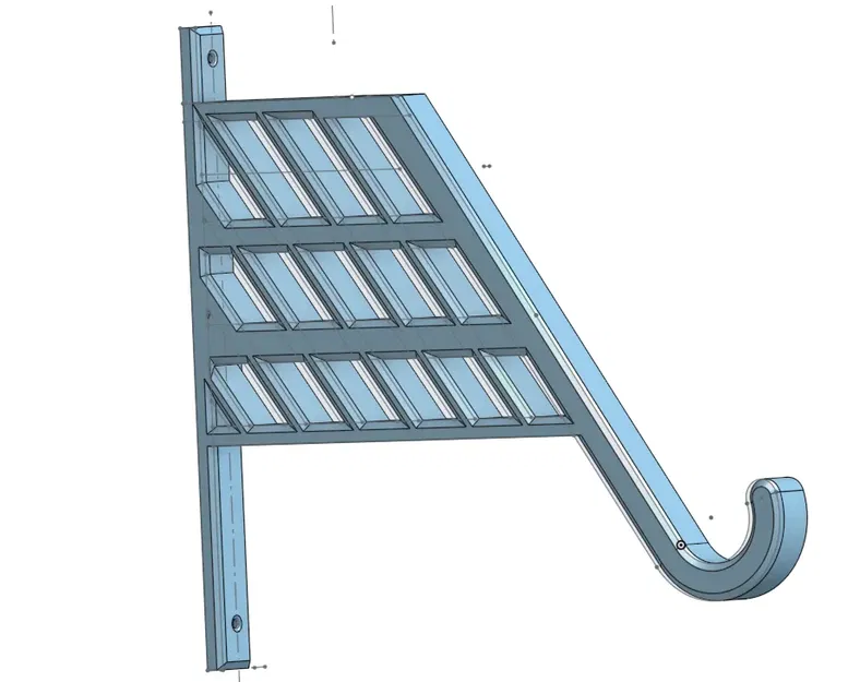 Giá đỡ gắn tường cho Zoom Livetrak L-8 - Image 2