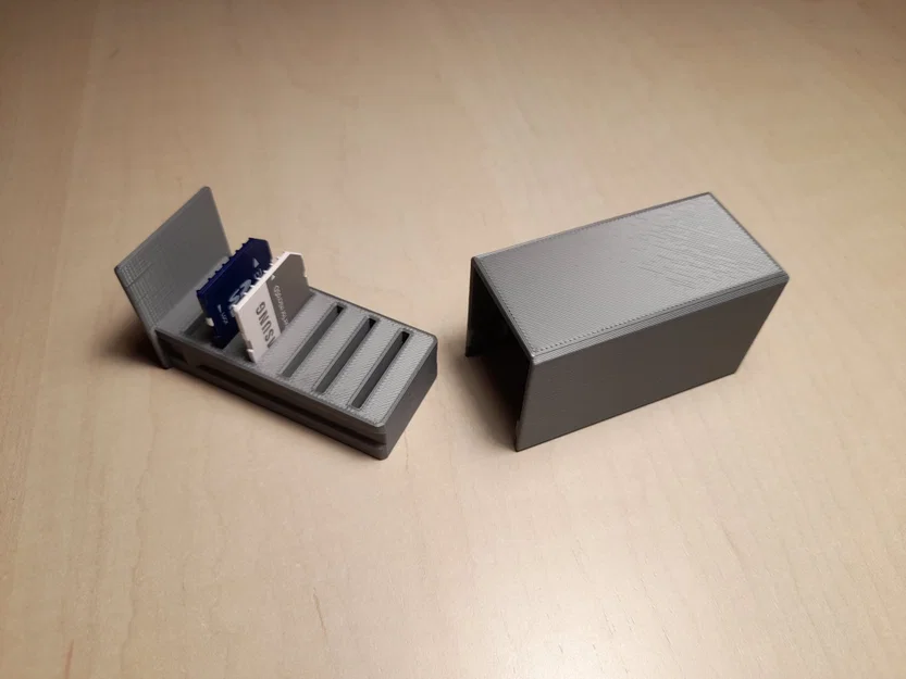 Hộp trượt nhỏ cho thẻ SD với dung lượng từ 4 đến 8 thẻ - Image 1