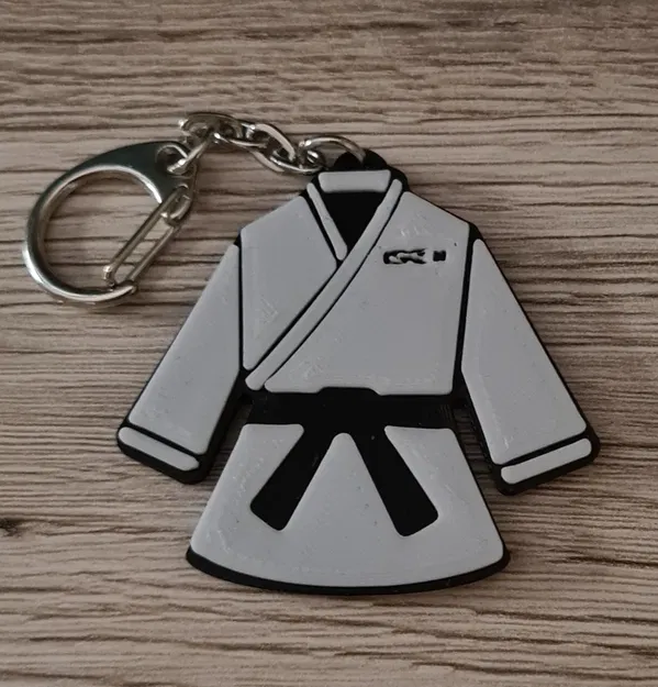 Móc khóa karate judo taekwondo in 2 màu sắc - Image 1