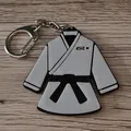 Móc khóa karate judo taekwondo in 2 màu sắc - Thumbnail 1