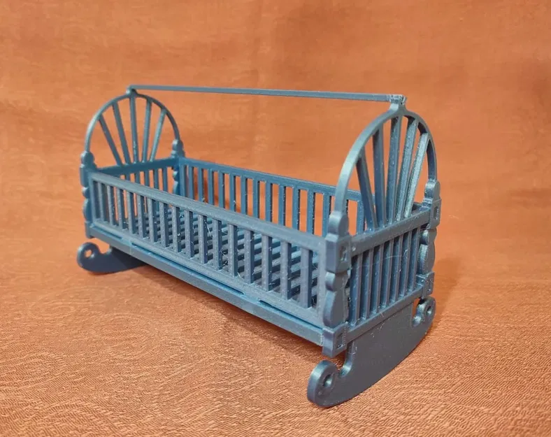 Giường nôi lịch sử cho nhà búp bê - Image 1