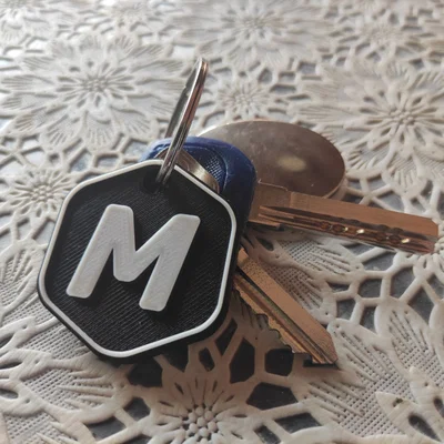 Móc khóa lục giác parametric độc đáo