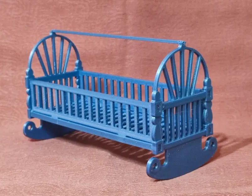 Giường nôi lịch sử cho nhà búp bê - Image 7