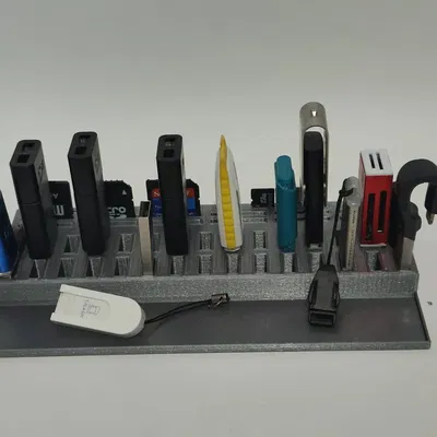 Giá đỡ USB cho 30 pendrive, 12 thẻ SD và 10 thẻ microSD