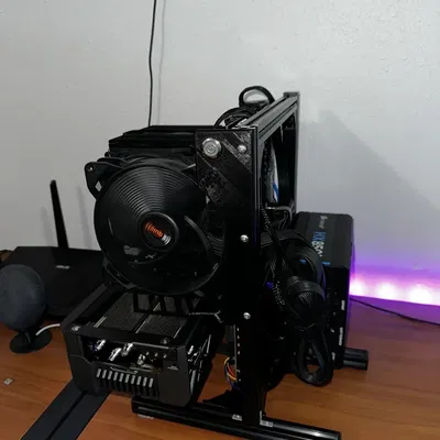 Mảnh thay thế quạt đơn Plexi 140mm cho khung thử nghiệm QDIY