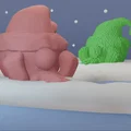 Ông già Noel đồ chơi trang trí Giáng Sinh - Thumbnail 1