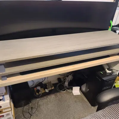 Giá đỡ màn hình 2 tầng với chân và giá đỡ tùy chỉnh