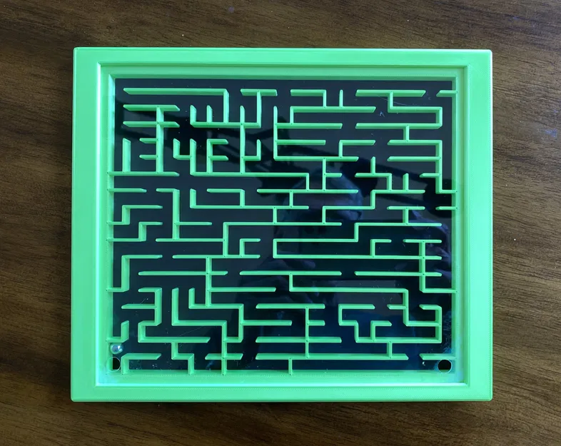 Labyrinth 3D đơn giản kích thước 18x21 với khung nhựa - Image 2
