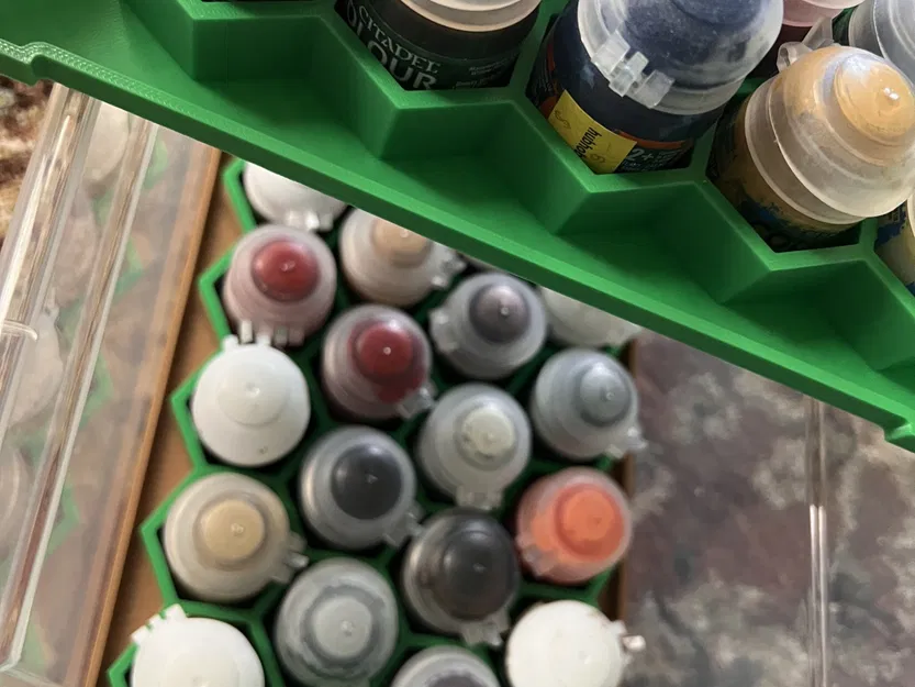 Giá đỡ cho 40 lọ sơn Citadel trong thùng Ikea Samla - Image 4