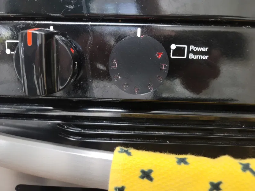 Núm vặn bếp có thiết kế thấp gọn nhẹ - Image 1