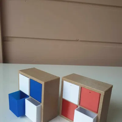 Kệ và tủ mini cho ngôi nhà búp bê của bạn