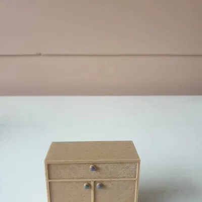 Kệ và tủ mini cho ngôi nhà búp bê của bạn