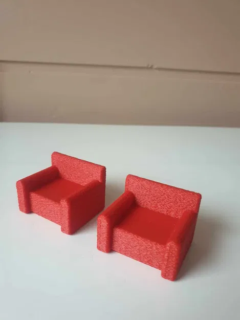 Ghế sofa và ghế cho ngôi nhà búp bê - Image 1