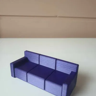 Ghế sofa và ghế cho ngôi nhà búp bê