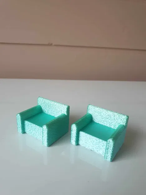 Ghế sofa và ghế cho ngôi nhà búp bê - Image 3