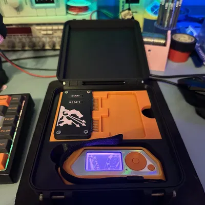 Vỏ bảo vệ Flipper Zero với ngăn chứa devboard