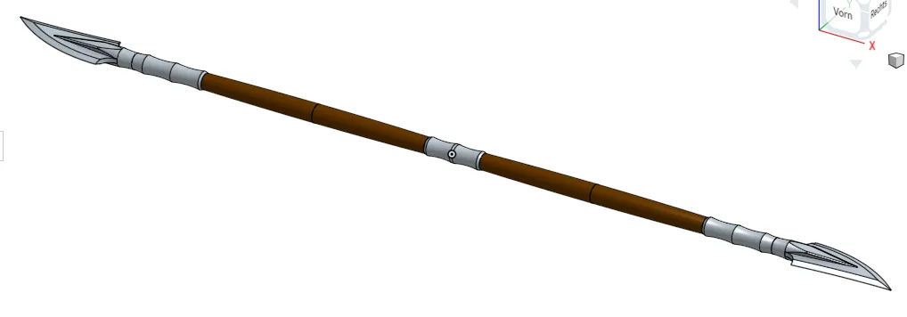 Vũ khí kỳ lạ Zweililien với hai lưỡi kiếm - Image 1