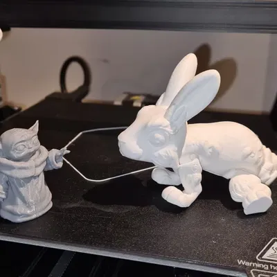 Thỏ dễ thương linh hoạt in tại chỗ