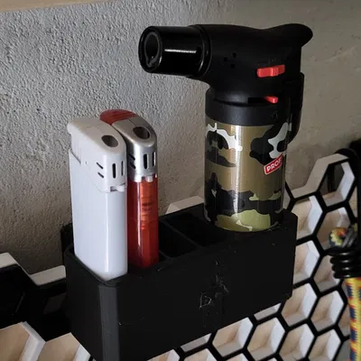 Giá đỡ bật lửa thuốc lá HCW/HSW với file FreeCAD