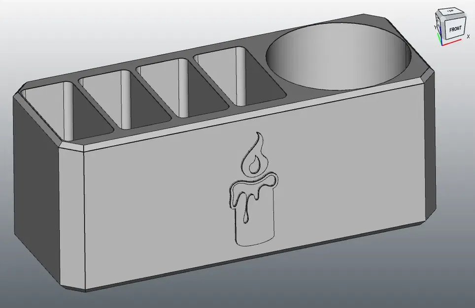 Giá đỡ bật lửa thuốc lá HCW/HSW với file FreeCAD - Image 3