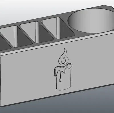 Giá đỡ bật lửa thuốc lá HCW/HSW với file FreeCAD