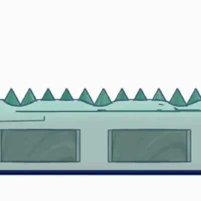 Fidget quay nam châm 8x3 với gai độc đáo