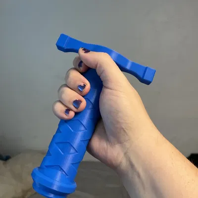 Kiếm gập với lưỡi thay thế in 3D