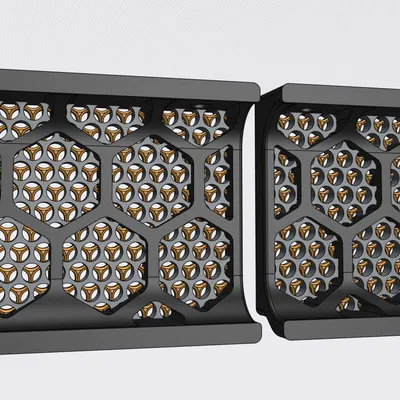 Skirt Voron Trident với mẫu lỗ 5mm