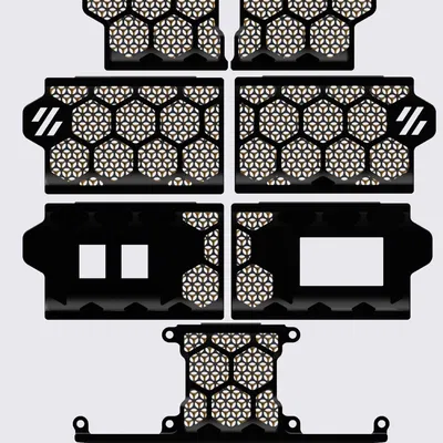 Skirt Voron Trident với mẫu lỗ 5mm