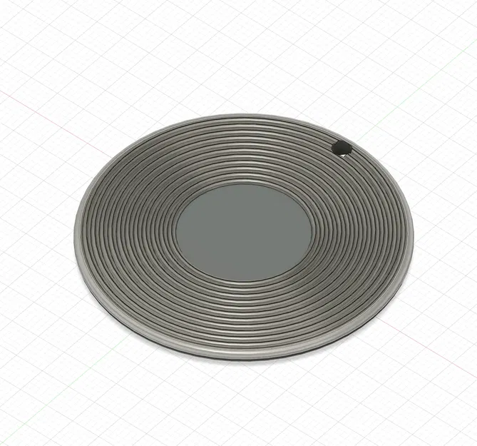 Móc khóa đĩa vinyl thiết kế độc đáo từ Fusion 360 - Image 2