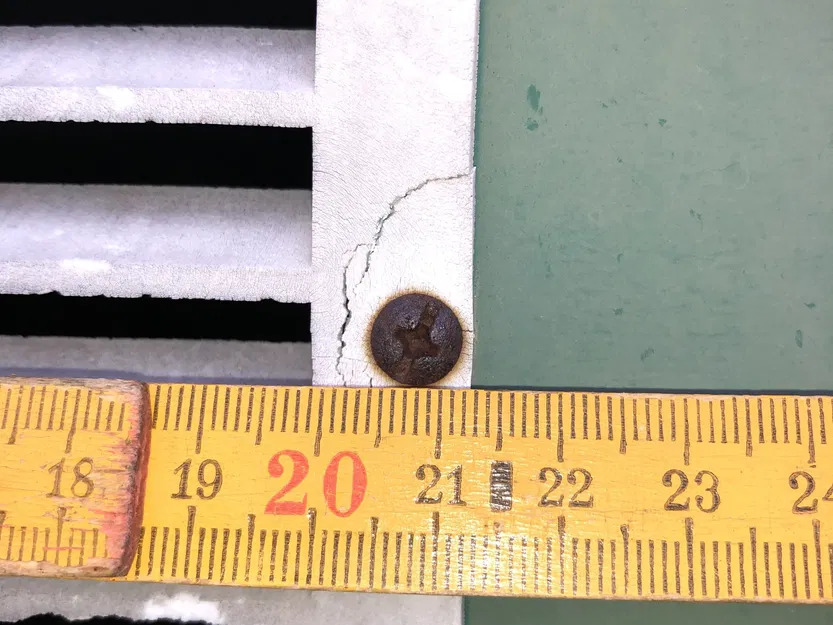 Náhradní mřížka thông gió cho nhà vườn kích thước 198x78 - Image 2