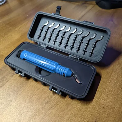 Hộp dụng cụ loại bỏ cạnh với nam châm