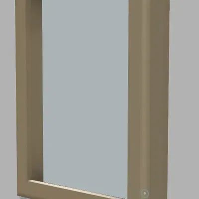 Khung ảnh Lithophane kích thước 10.5x15.2 cm với nắp sau