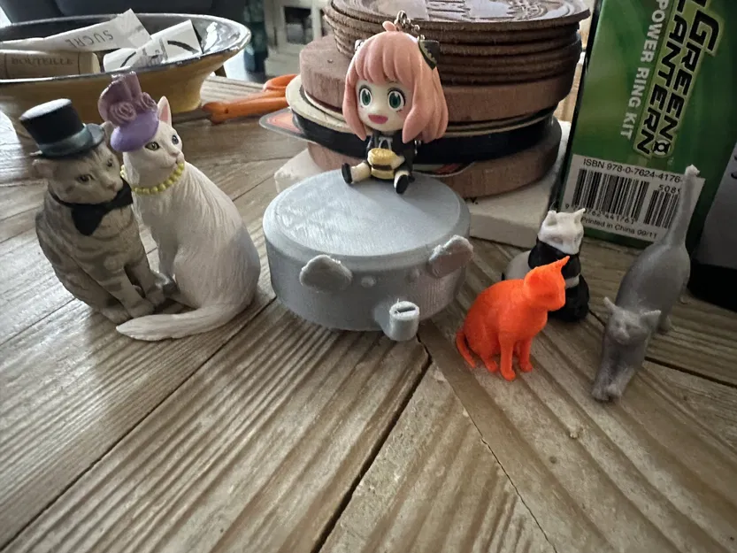 Đôn ghế hình voi dễ thương cho ngôi nhà búp bê - Image 3