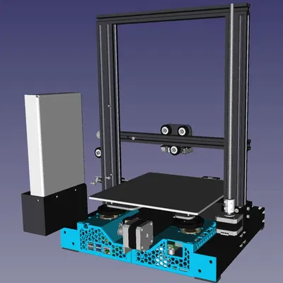 Hộp sau cho Creality Ender 3 Pro với Raspberry Pi 4