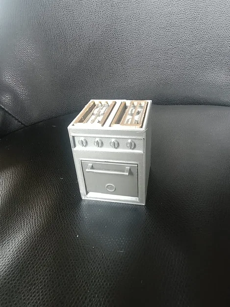 Nhà bếp trong ngôi nhà búp bê với cửa lò hoạt động - Image 2