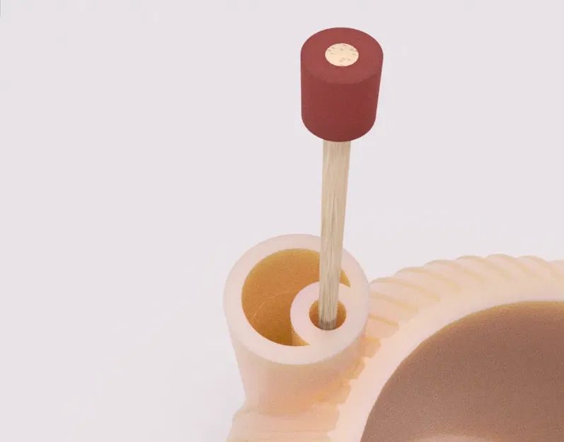 Chậu hoa hình cầu hiện đại với bộ chứa nước và chỉ báo... - Image 3